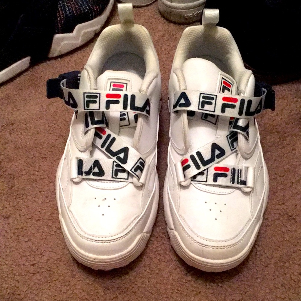 Fila sneakers. Super cute platform.